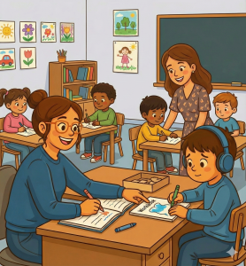 Accompagnement enfants autistes à l'école, Manon Brassart