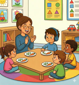 Accompagnement alimentation enfants autistes, Manon Brassart